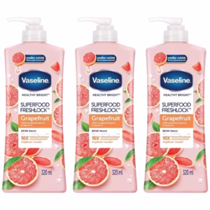 Vaseline Grapefruit Superfood Lotion 320ml (Freshlock Moisture & Non-Sticky Glow)